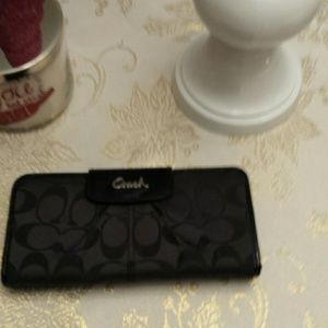 Coach Ashley Signature Sateen Slim Envelope Wallet